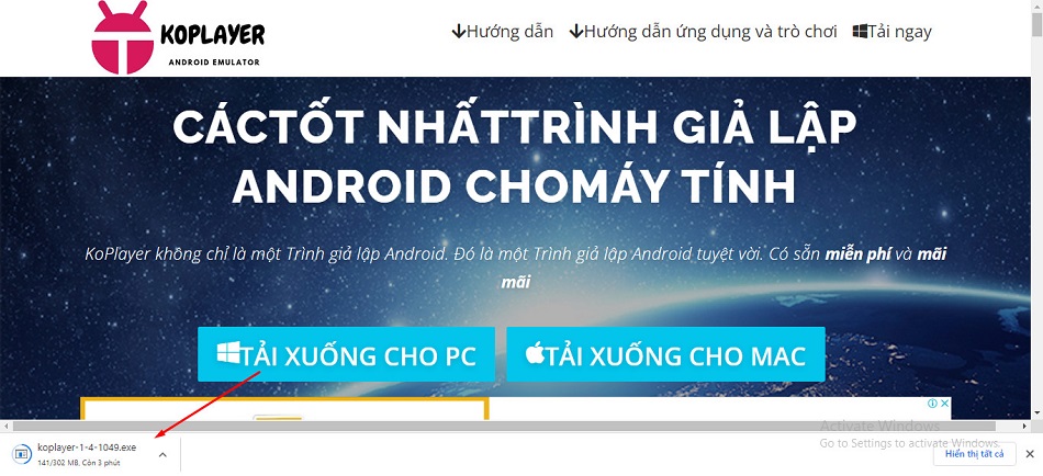 Tải giả lập Android Koplayer cho Laptop